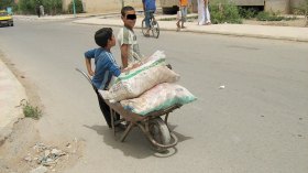 أطفال هائمون في المزابل وآخرون على أظهر الحمير بحثا عن لقمة العيش!