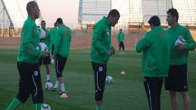 زياني  تدرب  على  انفراد .. سعدان  ركز  على  القذف  والهجوم
