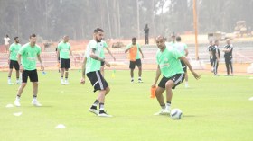“الخضر” يجرون أول حصة تدريبية في غينيا الاستوائية