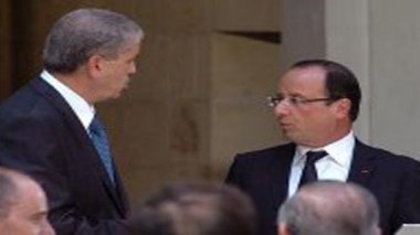 Bref entretien entre Sellal et Hollande à Malte