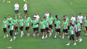 Libye-Algérie: ultime séance d'entraînement des Verts à Casablanca