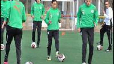 CHAN-2011: Algerian national team (A') on training camp in Algiers