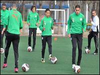 CHAN-2011: Algerian national team (A') on training camp in Algiers
