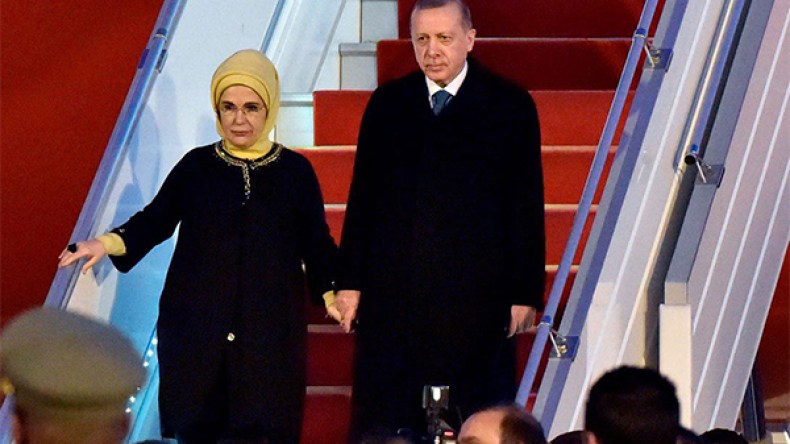 أردوغان يصل الجزائر رفقة وفد هام