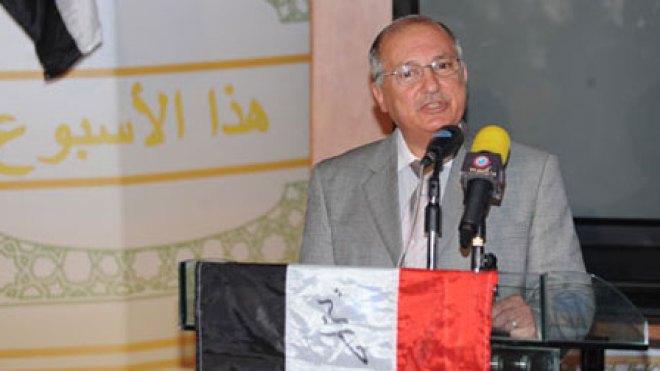 المعارضان‭ ‬السوريان‭ ‬هيثم‭ ‬المالح‭ ‬وفاتح‭ ‬الراوي‭ ‬في‭ ‬الجزائر