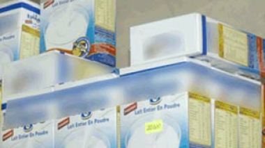 Des commerçants ont commercialisé 30 tonnes de poudre de lait interdite de revente sur le marché