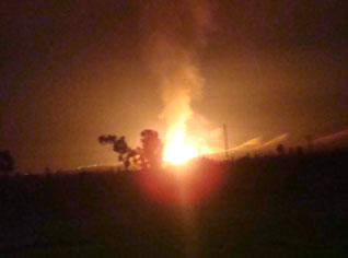 14 people injured in gas pipeline blast in western Algeria.