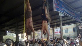 مصريون يعدمون لصوصا على الملأ وجهاديون يجلدون مواطنين في ليبيا