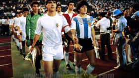 مارادونا واجه صغار الخضر والحكم بلعيد لاكارن