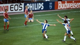 ماجر أول جزائري وعربي وإفريقي يسجّل رباعية في رابطة أبطال أوروبا