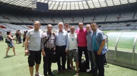 بعثة الفاف أعجبت بملعب “مينيراو” وتعاين ملعب بورتو أليغري