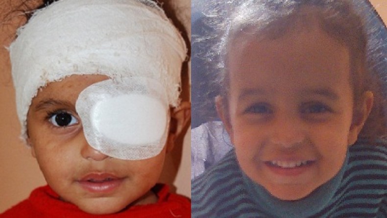 فرح يعود إليها بصرها .. ووالدها يحتاج المساعدة