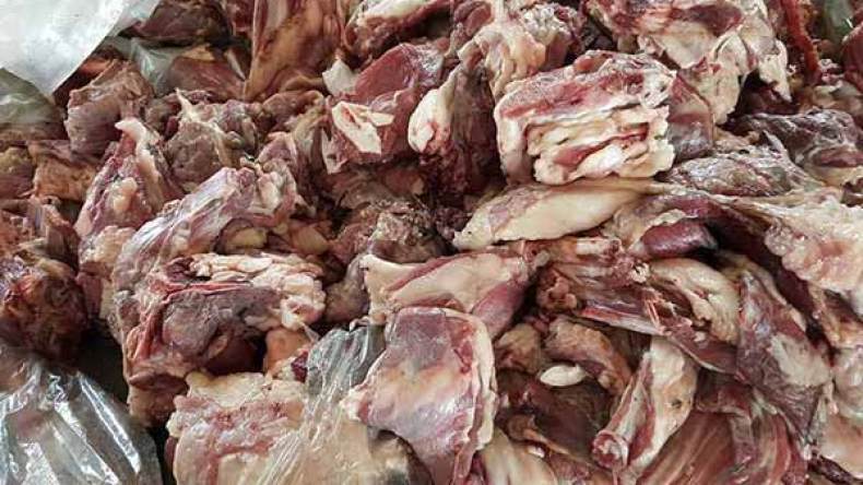 حجز 3.5 طن من اللحوم الفاسدة وترحيل 24 تاجرا فوضويا من غرداية