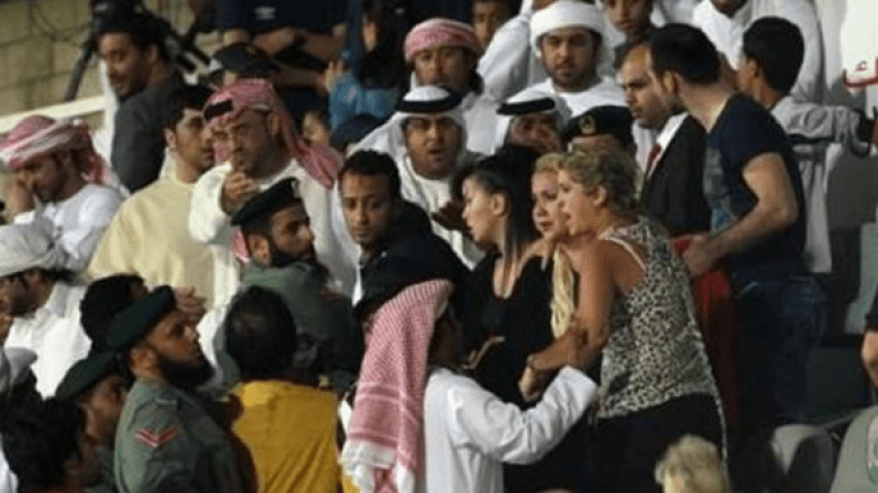 زوجات اللاعبين الأجانب في الإمارات يُثرن جدلا واسعا