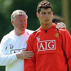 Sir Alex Ferguson tells Cristiano Ronaldo to stay put at Manchester United/Ferguson warns Ronaldo could ruin his career