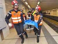 Exercice de simulation d’un incendie dans le tunnel du métro d’Alger