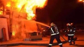 إنقاذ 11 شخص بينهم 3 رضع من حريق بمستغانم