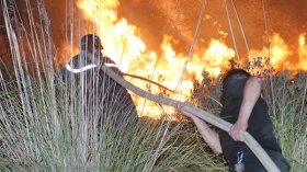 إندلاع حرائق مهولة بجبال باتنة