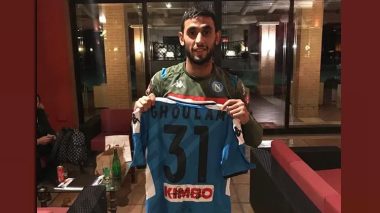 Ghoulam’s Official Napoli Shirt Signed By The Team To Be Sold At Auction