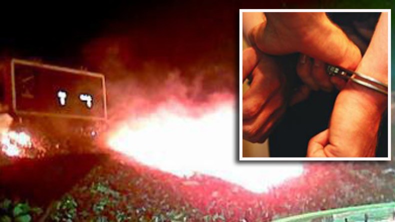 ثلاثة مناصرين أمام المحكمة بتهمة رمي الألعاب النارية على أرضية ملعب 5 جويلية