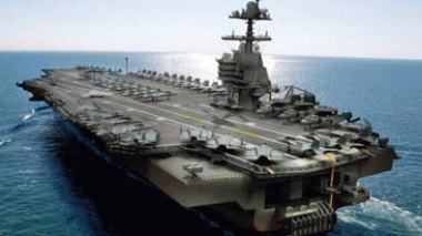 L'Iran ne veut plus du porte-avions américain à ses portes