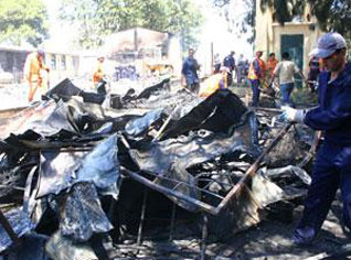 Terrible fire sparks panic in Algiers social aid centre near Qatar's embassy