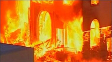 Blaze ravages Universal Studios