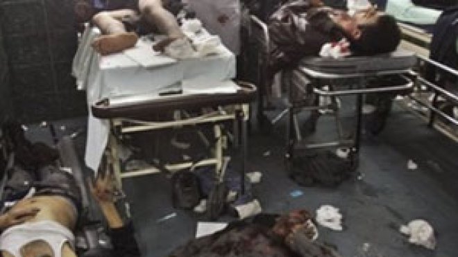 الاسرائيليون يطلقون النار على الجرحى ويقصفون المؤونة
