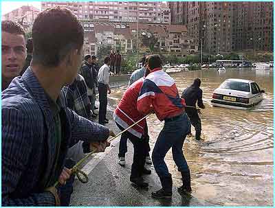 Spring Floods hit Western Algeria