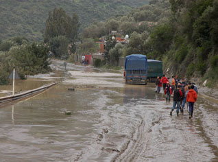 Algeria : bad weather kills 3, causee severe damage