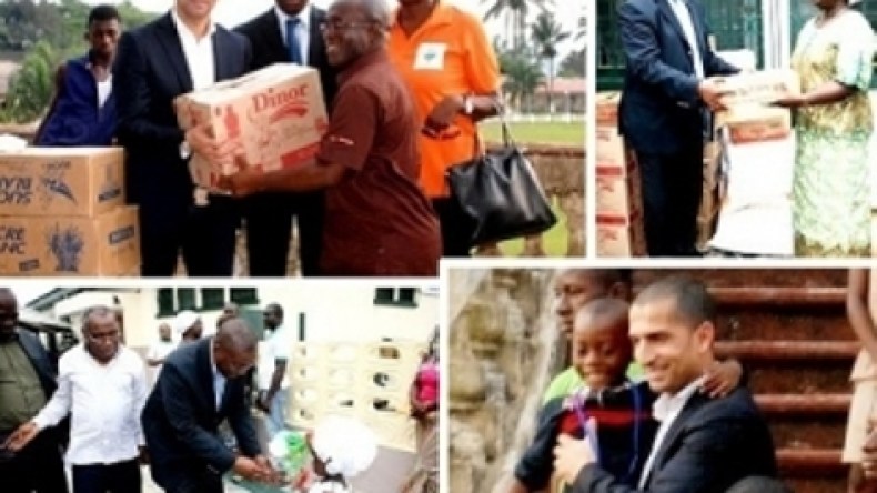 منتخب كوت ديفوار ينخرط في أعمال خيرية قبيل “كان” 2013