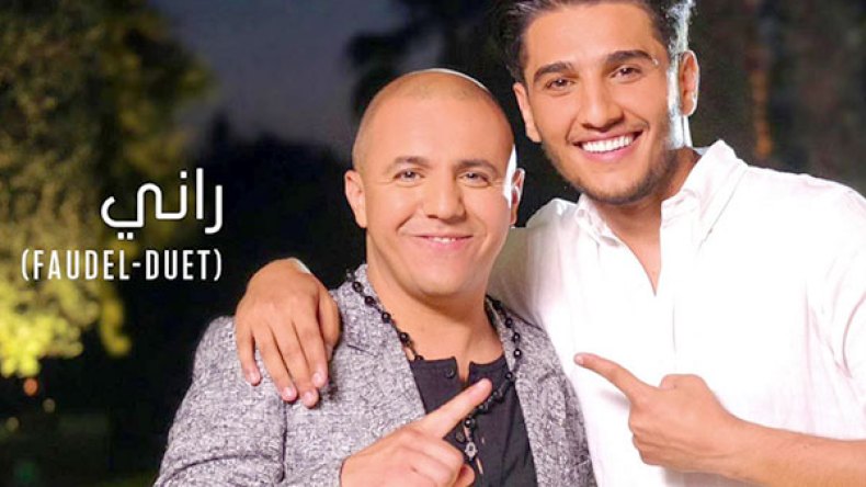 محمد عساف يحتفل بنجاح أغنيته مع الشاب فضيل