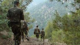 Four soldiers injured in a roadside bomb explosion east of Algiers