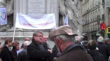 Manifestation pour la langue française et la diversité linguistique à Paris