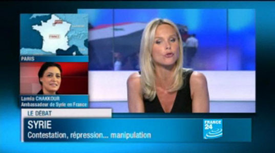 Syrie : France 24 interview une fausse ambassadrice