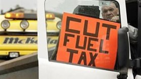 Irate Europeans Protest the Soaring Price of Gasoline