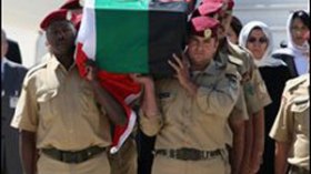 Palestinians say farewell to poet
