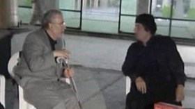 القذافي يستقبل المقرحي و ينتقد سياسة الكيل بمكيالين لدى الغرب