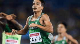 العداء مجيد جمعى يتألق في تجمع دبي