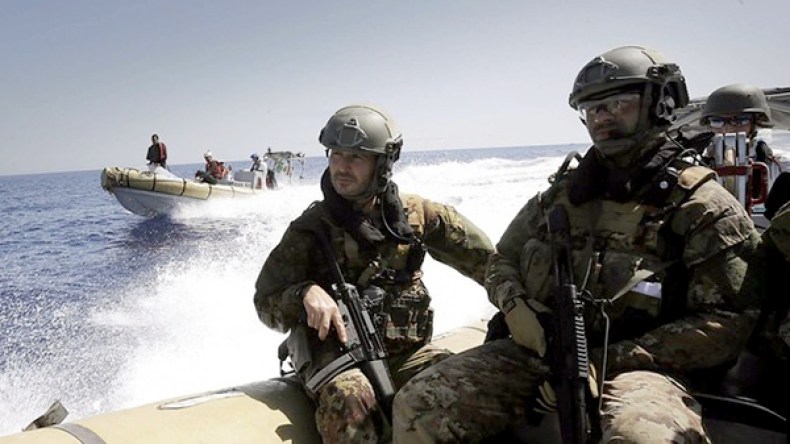 خفر السواحل الأوروبي على مشارف المياه الإقليمية الجزائرية