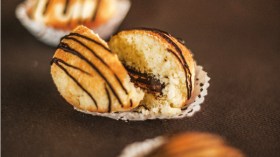 حلوى بجوز الهند و الشكولاطة