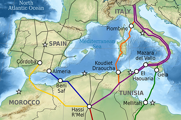 Algeria's gas exports to Italy collapsed by 60%