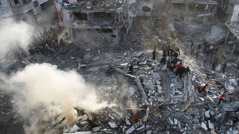 غزة لم ترفع الراية بعد أسبوع من الهولوكوست