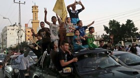 فلسطين تحتفل بالنصر وإسرائيل تتجرع الإحباط