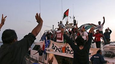 Des messagers de la paix accostent à Gaza