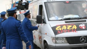 â€œGAZAâ€ convoy under tight security till the eastern Algerian borders