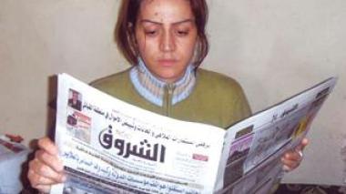 Homeward bound Algerian woman from Gaza slashes at party leader