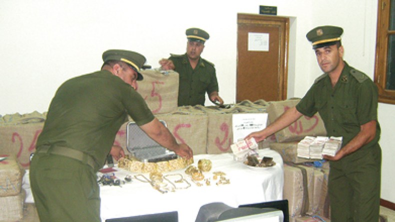 نصف مليار مقابل تخزين الحشيش المغربي المهرب الى ليبيا