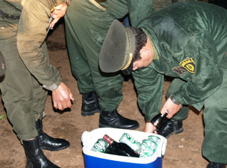 National Gendarmerie's anti- smuggling drive on Algeria's western border