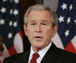 George Bush rencontre les Palestiniens à Charm el Cheikh